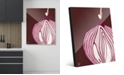 Creative Gallery Large Sliced Graphic Onion on Brown 16" x 20" Acrylic Wall Art Print
